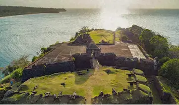 Ruinas del Fuerte San Lorenzo a orillas del río Chagres, provincia de Colón